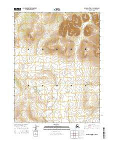 Baird Mountains A-5 SW Alaska Current topographic map, 1:25000 scale, 7.5 X 7.5 Minute, Year 2014