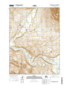Baird Mountains D-4 NW Alaska Current topographic map, 1:25000 scale, 7.5 X 7.5 Minute, Year 2014