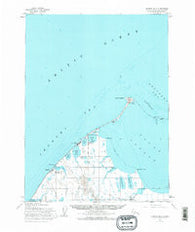 Barrow B-4 Alaska Historical topographic map, 1:63360 scale, 15 X 15 Minute, Year 1955