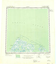 Barrow Alaska Historical topographic map, 1:250000 scale, 1 X 3 Degree, Year 1949