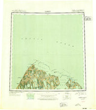 Barrow Alaska Historical topographic map, 1:250000 scale, 1 X 3 Degree, Year 1949