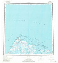 Barrow Alaska Historical topographic map, 1:250000 scale, 1 X 3 Degree, Year 1955