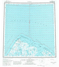 Barrow Alaska Historical topographic map, 1:250000 scale, 1 X 3 Degree, Year 1955