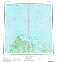 Barrow Alaska Historical topographic map, 1:250000 scale, 1 X 3 Degree, Year 1955