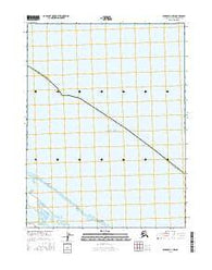Barrow A-1 NW Alaska Current topographic map, 1:25000 scale, 7.5 X 7.5 Minute, Year 2016