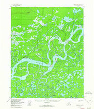 Beaver B-1 Alaska Historical topographic map, 1:63360 scale, 15 X 15 Minute, Year 1956