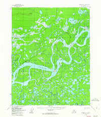 Beaver B-1 Alaska Historical topographic map, 1:63360 scale, 15 X 15 Minute, Year 1956