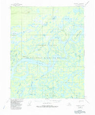 Beaver B-1 Alaska Historical topographic map, 1:63360 scale, 15 X 15 Minute, Year 1956
