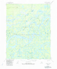 Beaver B-1 Alaska Historical topographic map, 1:63360 scale, 15 X 15 Minute, Year 1956