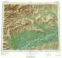 Beaver Alaska Historical topographic map, 1:250000 scale, 1 X 3 Degree, Year 1956