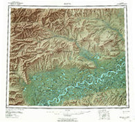 Beaver Alaska Historical topographic map, 1:250000 scale, 1 X 3 Degree, Year 1956