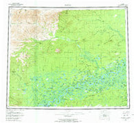 Beaver Alaska Historical topographic map, 1:250000 scale, 1 X 3 Degree, Year 1956