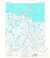 Beechey Point A-1 Alaska Historical topographic map, 1:63360 scale, 15 X 15 Minute, Year 1955