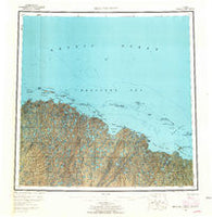 Beechey Point Alaska Historical topographic map, 1:250000 scale, 1 X 3 Degree, Year 1955