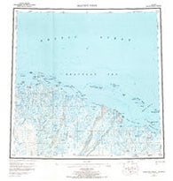 Beechey Point Alaska Historical topographic map, 1:250000 scale, 1 X 3 Degree, Year 1955