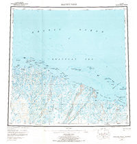 Beechey Point Alaska Historical topographic map, 1:250000 scale, 1 X 3 Degree, Year 1955