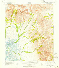 Bendeleben A-2 Alaska Historical topographic map, 1:63360 scale, 15 X 15 Minute, Year 1950