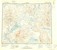 Bendeleben Alaska Historical topographic map, 1:250000 scale, 1 X 3 Degree, Year 1951