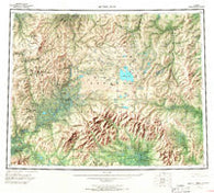 Bendeleben Alaska Historical topographic map, 1:250000 scale, 1 X 3 Degree, Year 1950