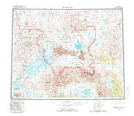 Bendeleben Alaska Historical topographic map, 1:250000 scale, 1 X 3 Degree, Year 1950