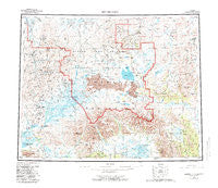 Bendeleben Alaska Historical topographic map, 1:250000 scale, 1 X 3 Degree, Year 1950