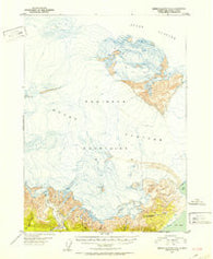 Bering Glacier A-2 Alaska Historical topographic map, 1:63360 scale, 15 X 15 Minute, Year 1951