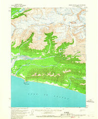 Bering Glacier A-4 Alaska Historical topographic map, 1:63360 scale, 15 X 15 Minute, Year 1959
