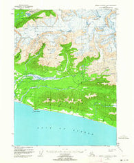 Bering Glacier A-4 Alaska Historical topographic map, 1:63360 scale, 15 X 15 Minute, Year 1948