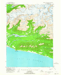 Bering Glacier A-4 Alaska Historical topographic map, 1:63360 scale, 15 X 15 Minute, Year 1948