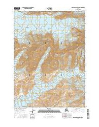 Bering Glacier B-4 NW Alaska Current topographic map, 1:25000 scale, 7.5 X 7.5 Minute, Year 2016