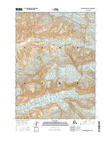 Bering Glacier B-4 SE Alaska Current topographic map, 1:25000 scale, 7.5 X 7.5 Minute, Year 2016
