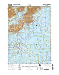 Bering Glacier B-5 NW Alaska Current topographic map, 1:25000 scale, 7.5 X 7.5 Minute, Year 2016