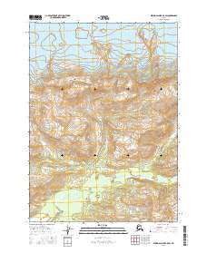 Bering Glacier B-5 SW Alaska Current topographic map, 1:25000 scale, 7.5 X 7.5 Minute, Year 2016
