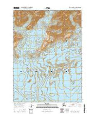 Bering Glacier B-6 NE Alaska Current topographic map, 1:25000 scale, 7.5 X 7.5 Minute, Year 2016