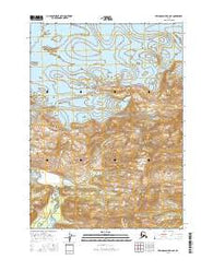 Bering Glacier B-6 SE Alaska Current topographic map, 1:25000 scale, 7.5 X 7.5 Minute, Year 2016
