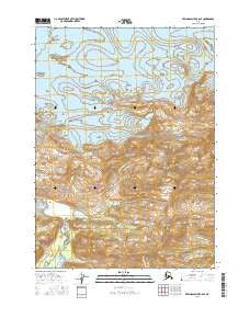 Bering Glacier B-6 SE Alaska Current topographic map, 1:25000 scale, 7.5 X 7.5 Minute, Year 2016