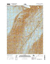 Bering Glacier B-7 SW Alaska Current topographic map, 1:25000 scale, 7.5 X 7.5 Minute, Year 2016
