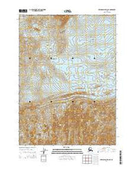 Bering Glacier B-8 SE Alaska Current topographic map, 1:25000 scale, 7.5 X 7.5 Minute, Year 2014
