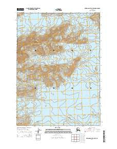 Bering Glacier C-7 SW Alaska Current topographic map, 1:25000 scale, 7.5 X 7.5 Minute, Year 2014