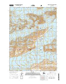 Bering Glacier C-8 SW Alaska Current topographic map, 1:25000 scale, 7.5 X 7.5 Minute, Year 2014