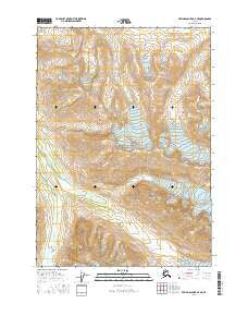 Bering Glacier D-4 NE Alaska Current topographic map, 1:25000 scale, 7.5 X 7.5 Minute, Year 2016
