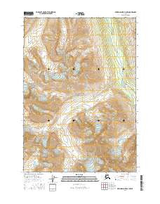 Bering Glacier D-4 NW Alaska Current topographic map, 1:25000 scale, 7.5 X 7.5 Minute, Year 2016