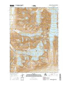 Bering Glacier D-4 SE Alaska Current topographic map, 1:25000 scale, 7.5 X 7.5 Minute, Year 2016