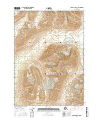 Bering Glacier D-4 SW Alaska Current topographic map, 1:25000 scale, 7.5 X 7.5 Minute, Year 2016