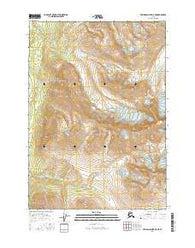 Bering Glacier D-5 NE Alaska Current topographic map, 1:25000 scale, 7.5 X 7.5 Minute, Year 2016
