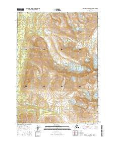 Bering Glacier D-5 NE Alaska Current topographic map, 1:25000 scale, 7.5 X 7.5 Minute, Year 2016