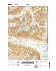 Bering Glacier D-7 NE Alaska Current topographic map, 1:25000 scale, 7.5 X 7.5 Minute, Year 2014