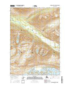 Bering Glacier D-7 NW Alaska Current topographic map, 1:25000 scale, 7.5 X 7.5 Minute, Year 2016