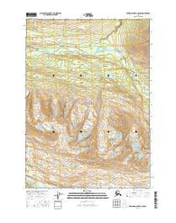 Bering Glacier D-8 NW Alaska Current topographic map, 1:25000 scale, 7.5 X 7.5 Minute, Year 2016