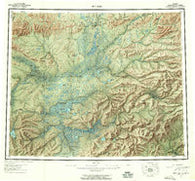 Bettles Alaska Historical topographic map, 1:250000 scale, 1 X 3 Degree, Year 1956